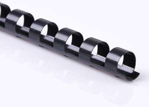  most commonly used black plastic binding combs. Plastic comb binding 