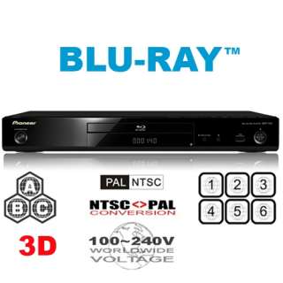   BDP 140 3D Multi Region Blu Ray Zone Free Blu Ray Player 110 220 Volts
