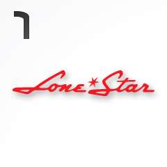Lone Star Boat Decal Vintage 60s Set 2 decals PACK KIT  