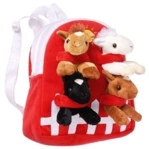  Gift Corral Plush Barn Backpack W/Horses Sports 