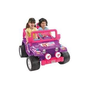   Barbie Jammin Jeep 12 Volt Battery Powered Ride on 12v Toys & Games