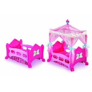 Disney Princess 3 in 1 Dream Canopy Bed, Converts to Crib, Day Bed 
