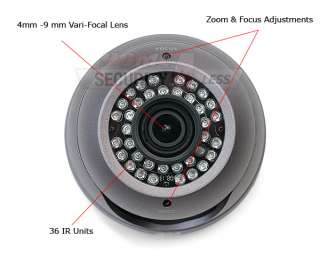 DVCCMDNV668H   Vandal Proof Vari Focal 36IR Dome Camera  