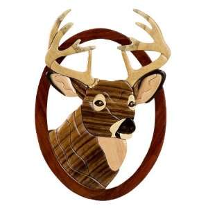   Decor Art Sculpture   Buck Deer Head (16 x 11 Oval)
