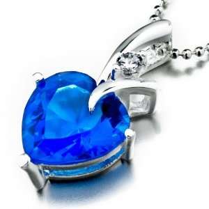  Mothers Day Gifts September Birthstone Heart Crystal 925 