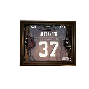  Seahawks Football Jersey Display Case with Removable Face and Black 