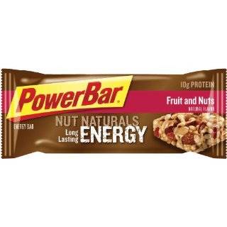 PowerBar Nut Naturals Nutrition Bars, Fruit & Nuts, 1.58 Ounce Bars 