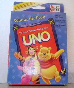 WINNIE THE POOH UNO Family Card GAME New  