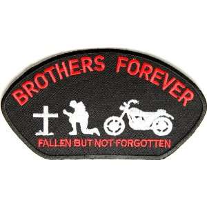  Brothers Forever Biker Patch for Vets, 5x2.75 inch, small 