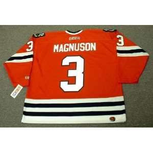 KEITH MAGNUSON Chicago Blackhawks CCM Throwback Away NHL Hockey Jersey 