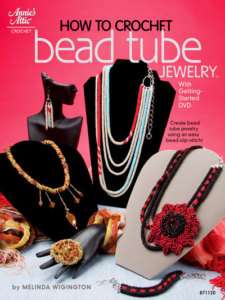   Crochet Bead Tube Jewelry Patterns DVD Necklaces Sets Earrings Beaded