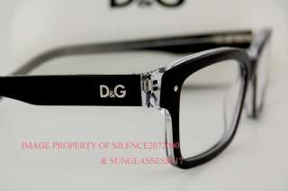 Brand New D&G Eyeglasses Frames DD 1176 675 BLACK Men  