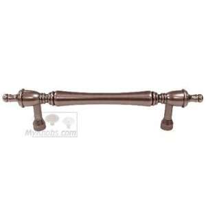   centers door pull in antique copper 12 3/16 o/a