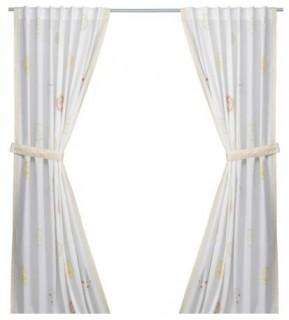 Fab New Discontinued IKEA Fabler Kamrater Adorable Curtains 47 x 98 
