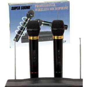 Cordless Microphone W Rec 2 Piece. Set Case Pack 10