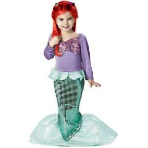  Kids Little Mermaid Costume (Size:X Small 4 6): Toys 