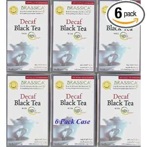 Brassica Decaf. Black Tea W/sgs~ 6 Boxes (96 Tea Bags)  