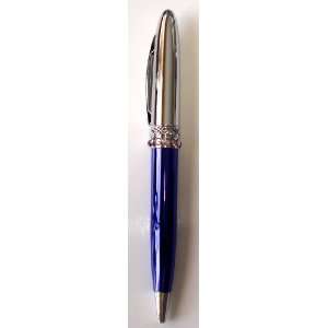 Pen Decorated with Swarovski Crystals Purple