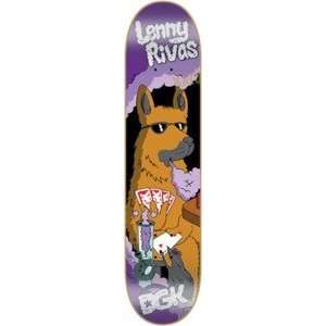  DGK Lenny Rivas Playas Club Skateboard Deck   8.1 x 32 