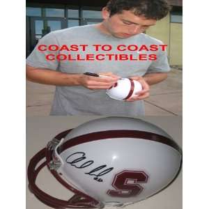 ANDREW LUCK,STANFORD CARDINALS,COLTS,SIGNED,AUTOGRAPHED,MINI HELMET 