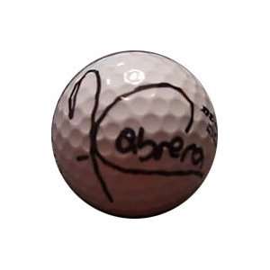 Angel Cabrera Autographed Golf Ball