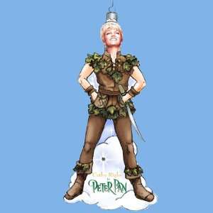  Pack of 6 Cathy Rigby as Peter Pan Glass Figure Christmas 