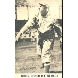 Christy Mathewson 1961 Exhibit Card