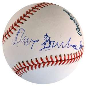 Dave Brubeck Autographed Baseball