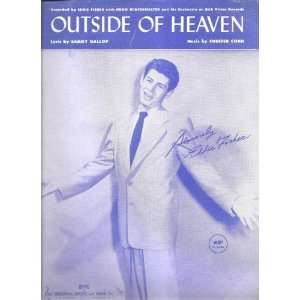    Sheet Music Outside Of Heaven Eddie Fisher 208 