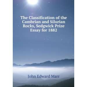   , Sedgwick Prize Essay for 1882: John Edward Marr:  Books