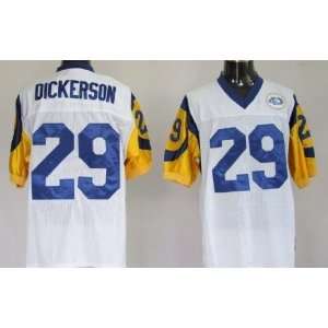 Eric Dickerson #29 Los Angeles Rams Replica Throwback Jersey White 