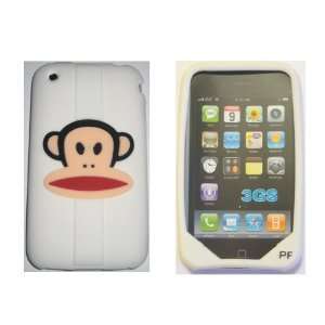  Paul Frank White Face Silicone Case for iPhone 3G/3GS with 