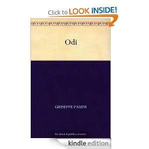 Odi (Italian Edition) Giuseppe Parini  Kindle Store