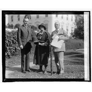  Photo Pres. Coolidge, Grace M. Sparks, H.B. Watkins 1924 