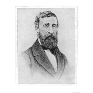 Henry David Thoreau American Writer Giclee Poster Print, 24x32  