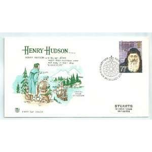 Henry Hudson First Day Cover Cancelled Stamp Dated February 16, 1972