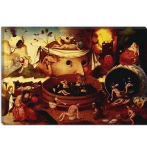 Tondals Vision by Hieronymus Bosch Canvas Painting Reproduction Art 