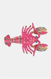 Betsey Johnson Sea Excursion 2 Finger Statement Ring $95.00