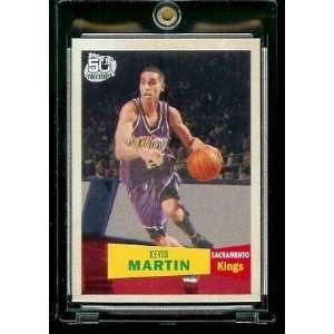 2007 08 Topps Basketball 1957 58 Variations # 104 Kevin Martin   NBA 