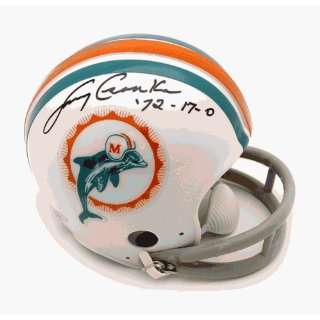 Larry Csonka Signed Mini Helmet   with 72170 Inscription