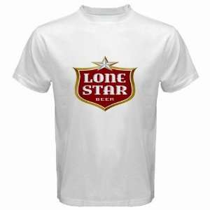 LoneStar Beer Logo New White T Shirt Size  XL 
