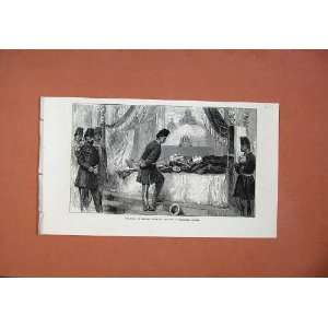  1873 Shah Madame TussaudS Gallery Waxwork Figures Art 