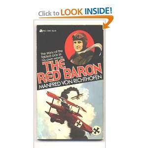 THE RED BARON MANFRED, FREIHERR VON RICHTHOFEN  Books