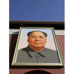  Giant Portrait of Mao Tzedong on the Heavenly Gate to the 