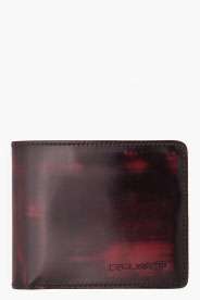 DSQUARED2 Maroon & Black Classic Wallet
