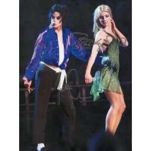  BRITNEY SPEARS SIGNED FOTO MICHAEL JACKSON Everything 