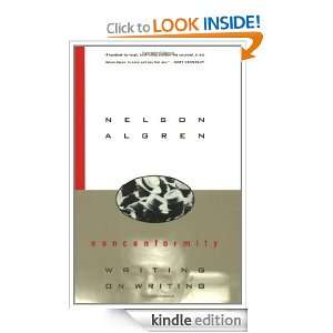 Nonconformity Writing on Writing Nelson Algren, C.S. OBrien, Daniel 