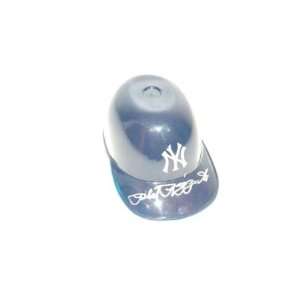  Phil Rizzuto Signed Yankees Mini Batting Helmet Sports 
