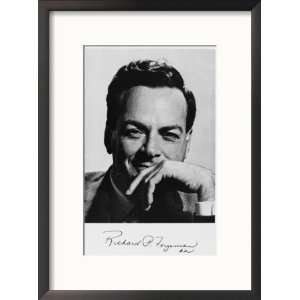 Richard Feynman American Physicist and Nobel Prize Winner Framed 