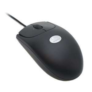 Logitech Optical Mouse RX250  3 button(s)   wired   PS/2, USB black 